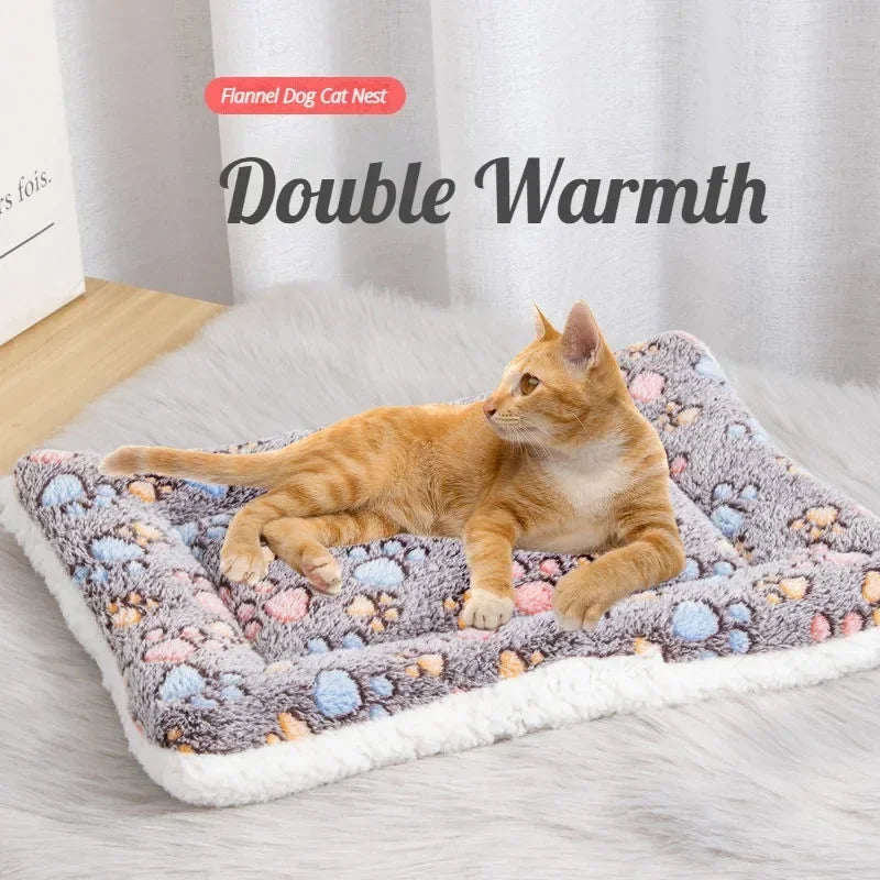 Lux Plush Double-Sided Pet Mat For Cats And Small Dogs by PawHaven