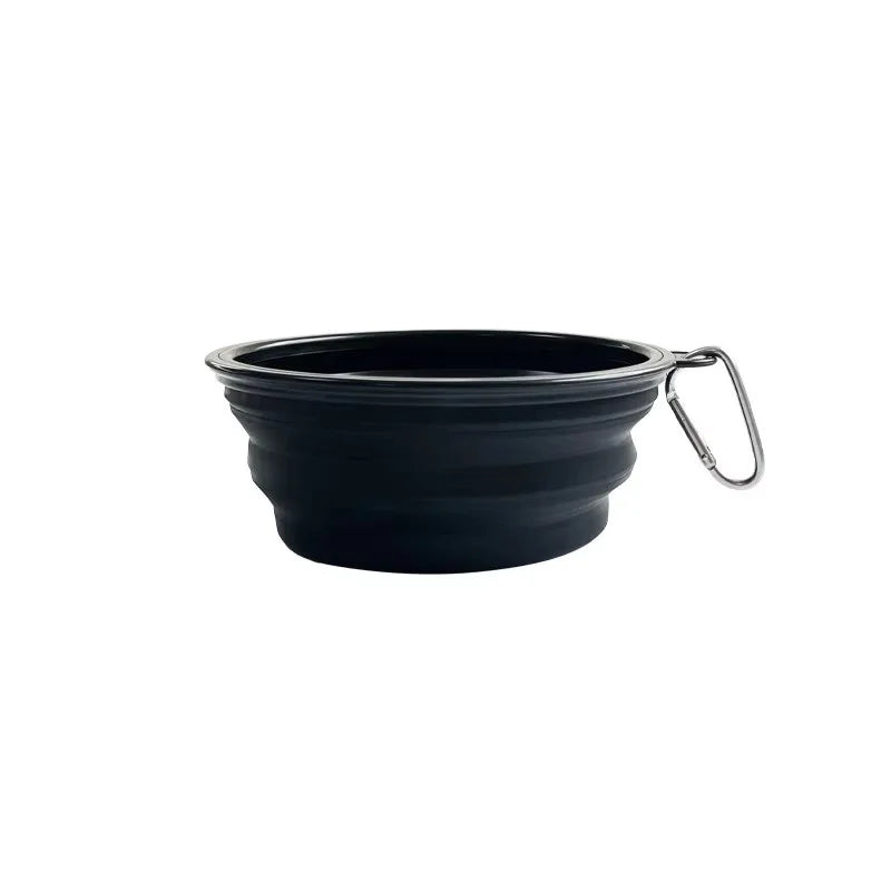 Portable Collapsible Silicone Dog Bowl Pet Food Water Feeding Dish Outdoor Camping Hiking Travel Bowl For Cats Puppies Equipped by PawHaven