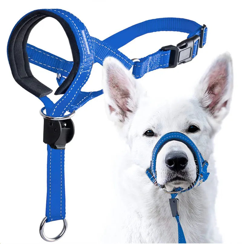Premium Reflective Breathable Dog Muzzle For Bark Control by PawHaven