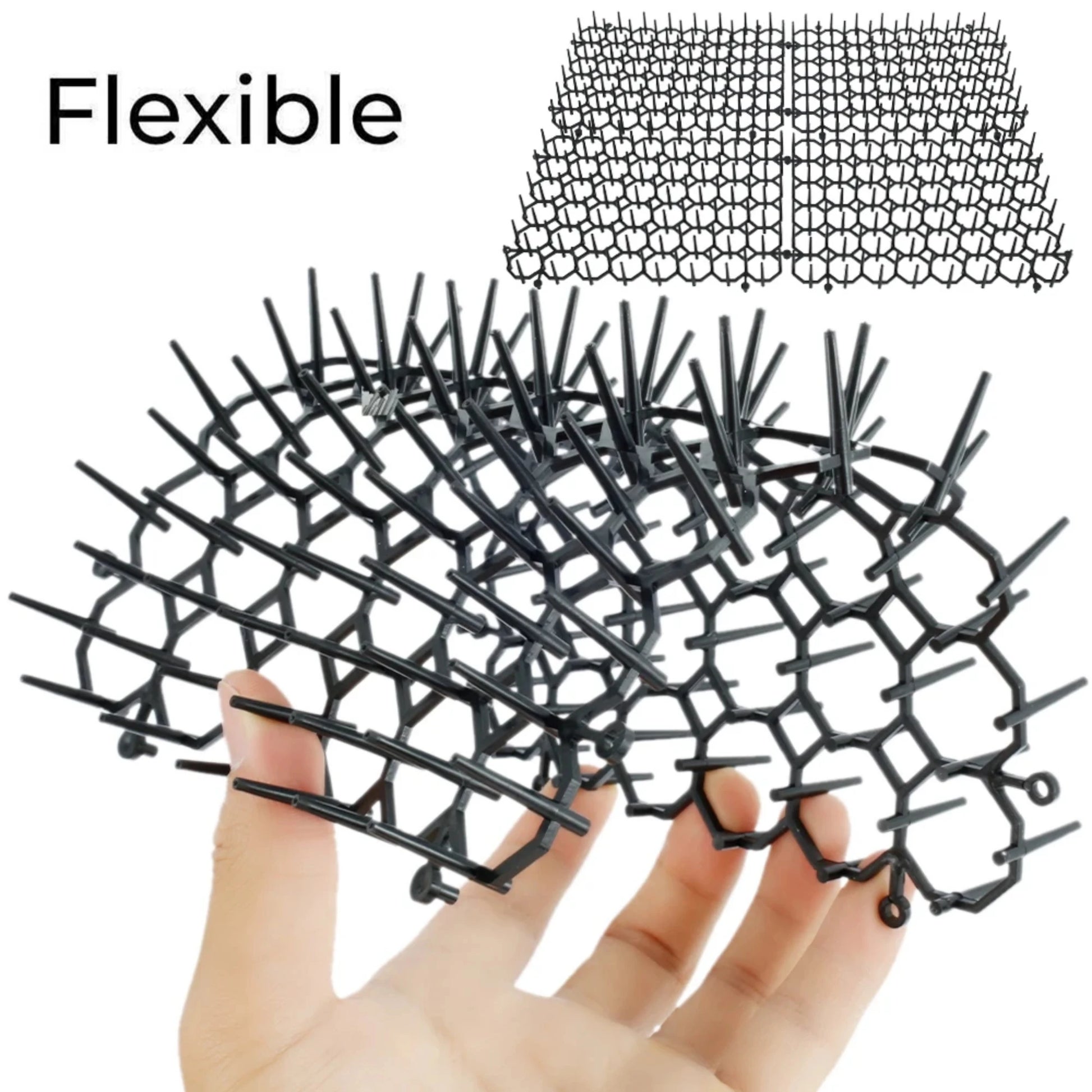 Cat-Proof Mat with Spikes for Vegetable Garden Durable Protection against Cats And Dogs Ideal for Gardening And Plant Care by PawHaven