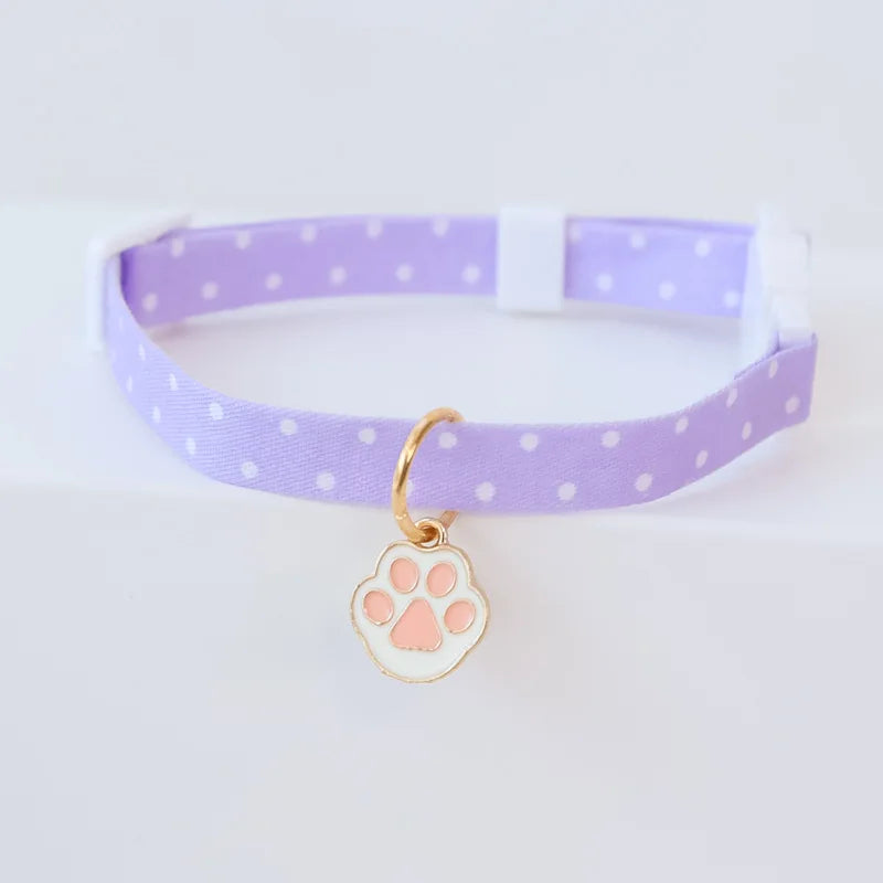 Cute Daisy Pet Collar for Summer, Cat Dog Necklace with Breakaway Safety Buckle, Breathable & No Choke Summer Daisy Flower by PawHaven