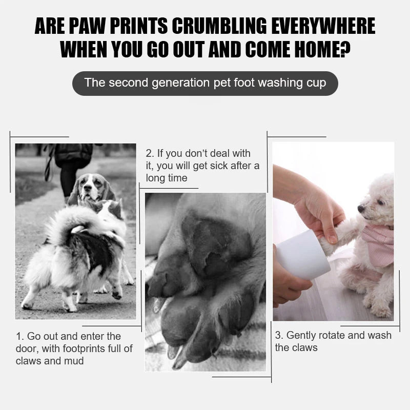 Premium Automatic Paw Washer Cup For Clean Paws by PawHaven