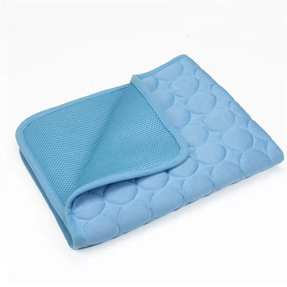 Summer Pet Cooling Mat Self Cooling Pad for Dog and Cat Waterproof Sleeping Bed Pillow Cushion Pad for Indoor Outdoor Use by PawHaven