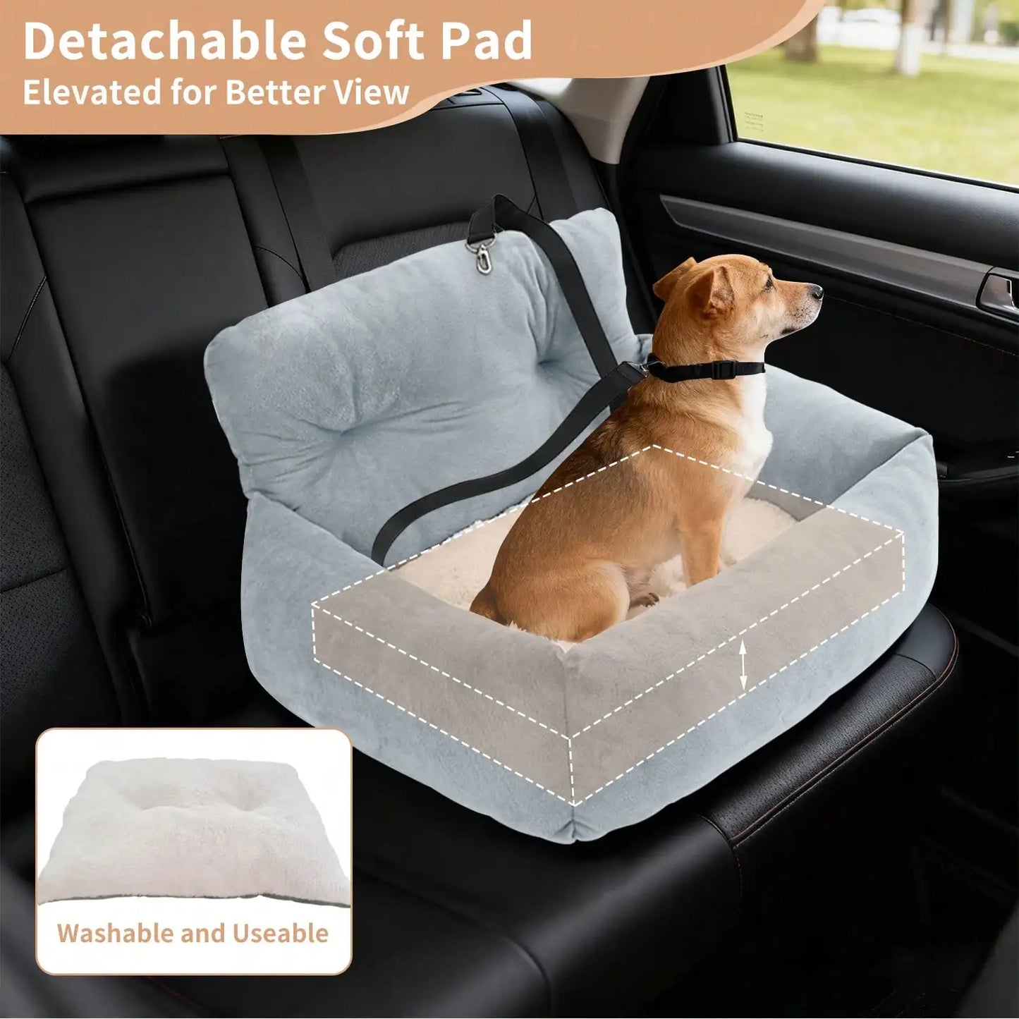 Premium Pet Booster Seat For Car And Home by PawHaven
