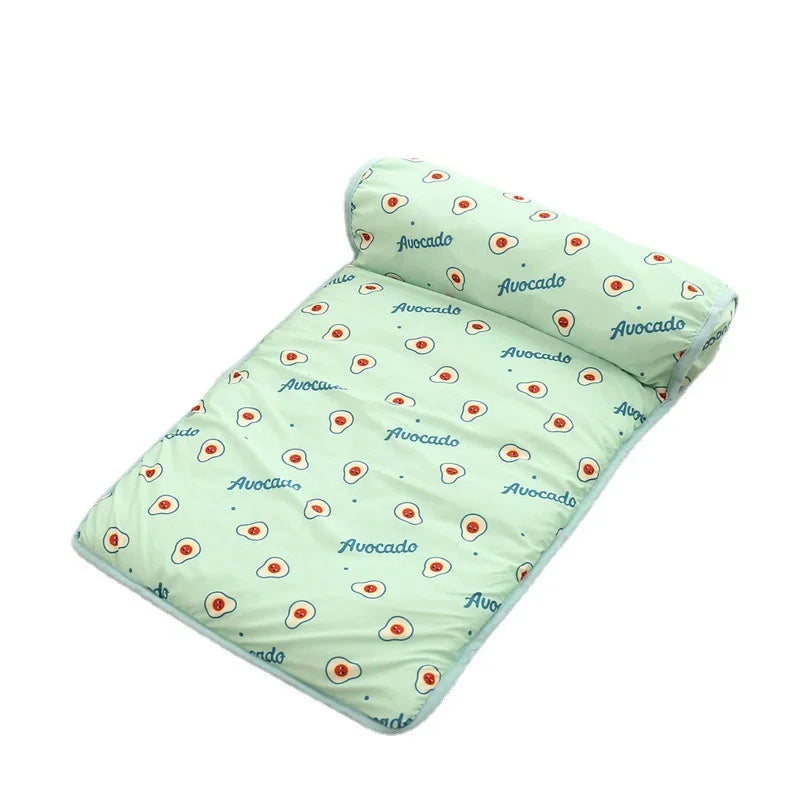 Summer Pet Ice Pad Cooling Mat Ice Silk Cushion Non Slip Washable Anti Heat Dog Cat Bed Portable Cool Rest Mat Summer Heat Relie by PawHaven