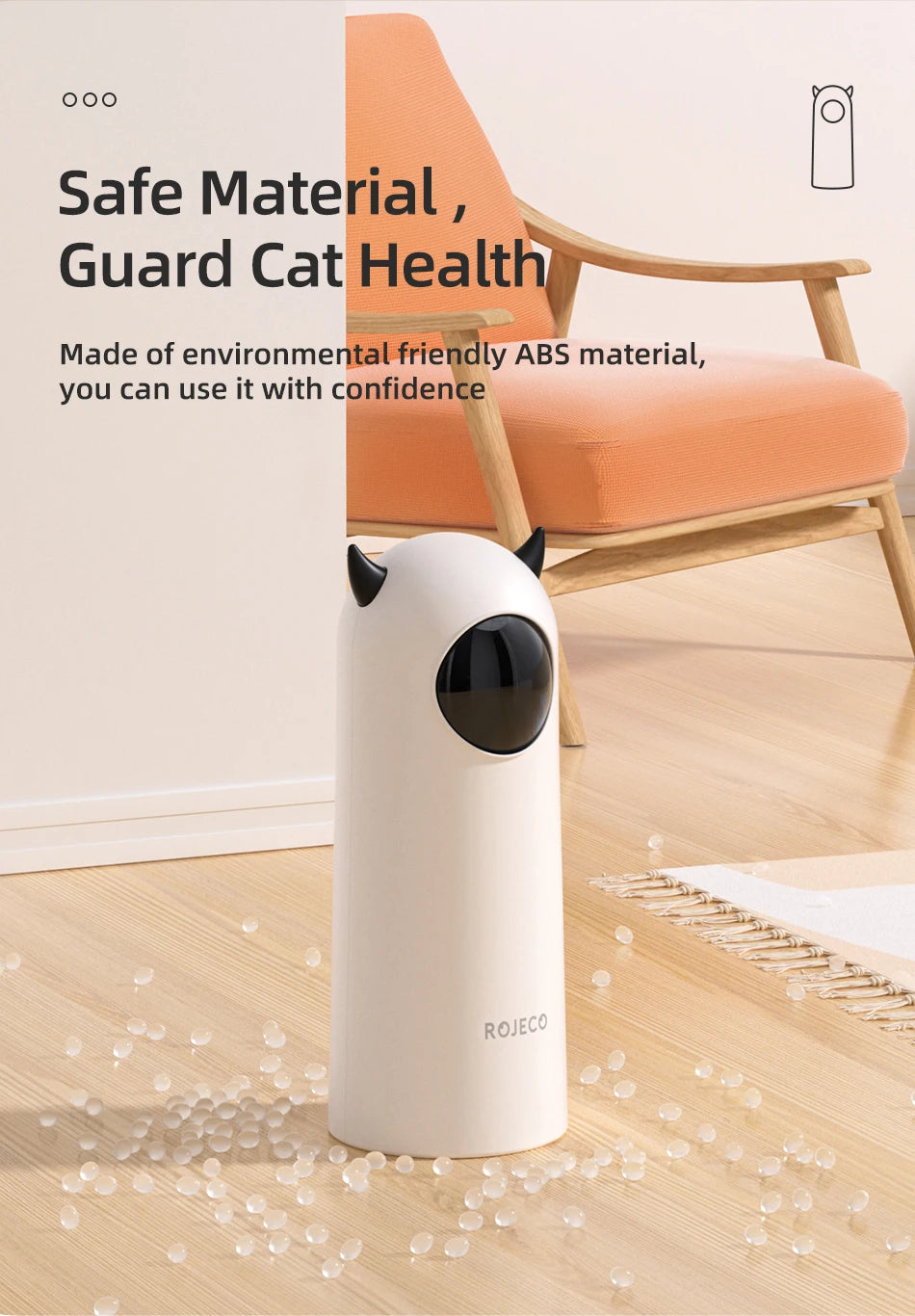 ROJECO Premium Interactive Laser Cat Toy For Indoor Fun by PawHaven