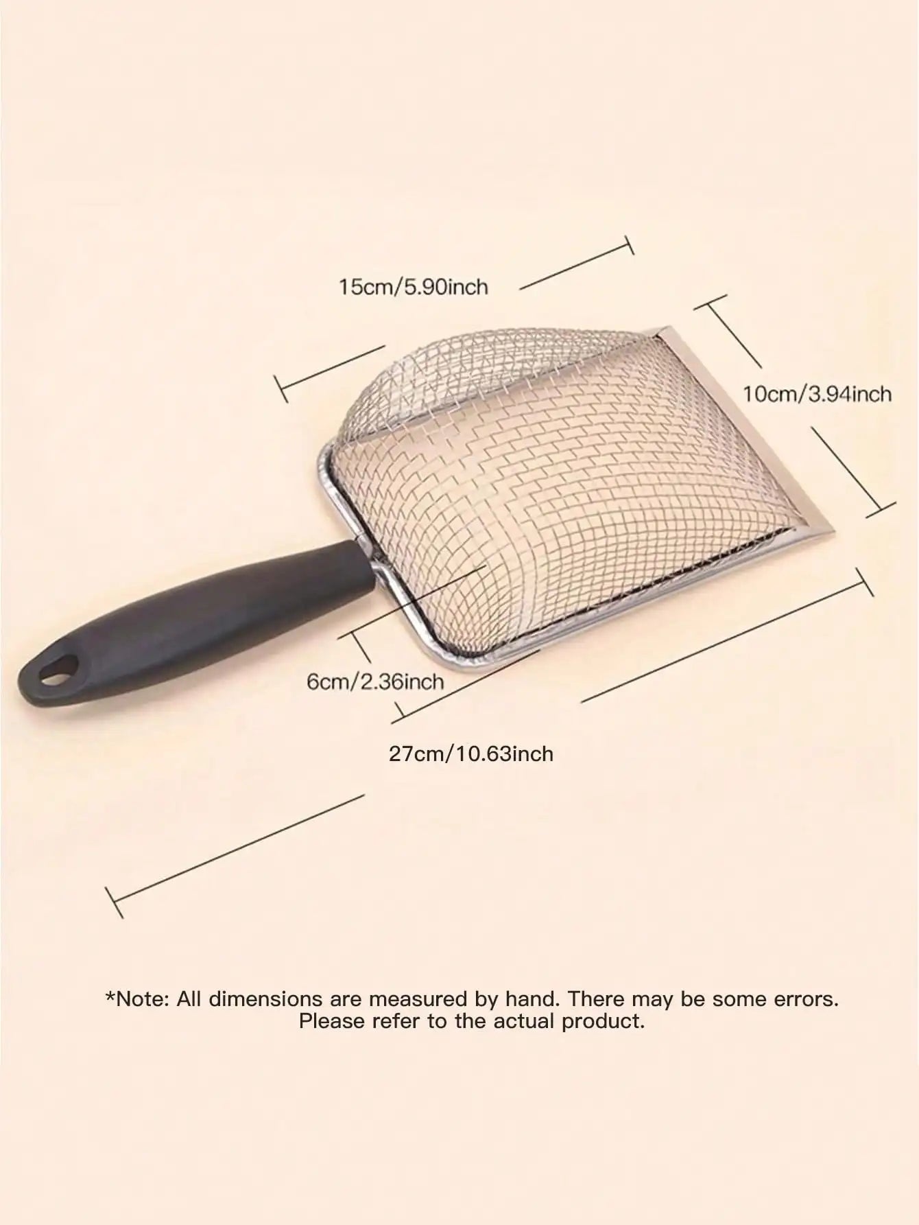 "Durable" Heavy-Duty Stainless Steel Cat Litter Sifter - Easy CleanPerfect For Cats & Birds by PawHaven
