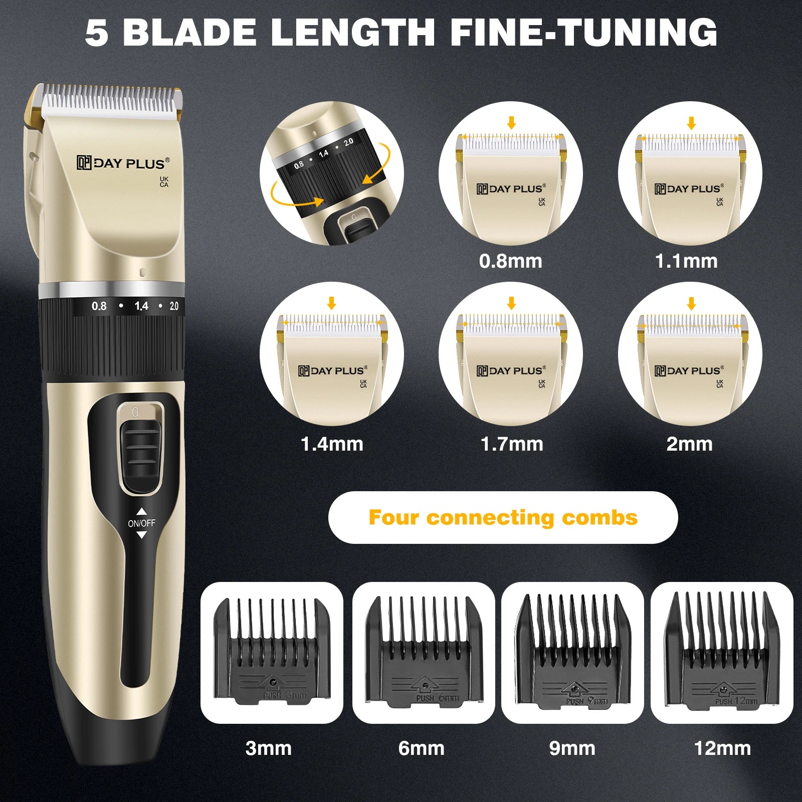 Pet hair trimmer Home Use Pet hair trimmer Professional Pet hair trimmer groomers Safe Pet hair trimmer Electric Dog Clippers by PawHaven