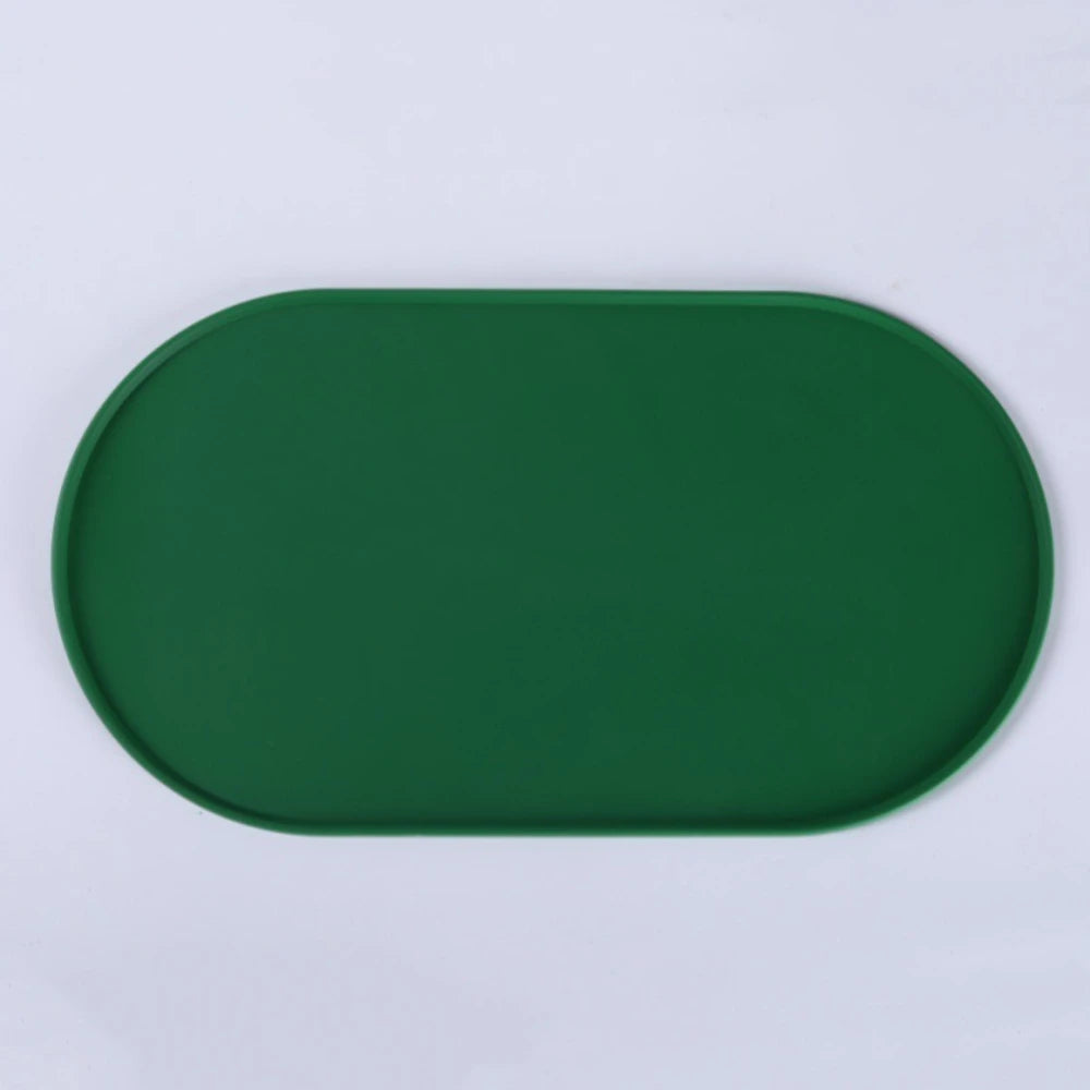 Waterproof Non-Slip Silicone Pet Mat, Easy Clean Foldable Anti-Leak Feeding Pad for Cats & Dog Waterproof Non-Slip Easy-Wash Pad by PawHaven