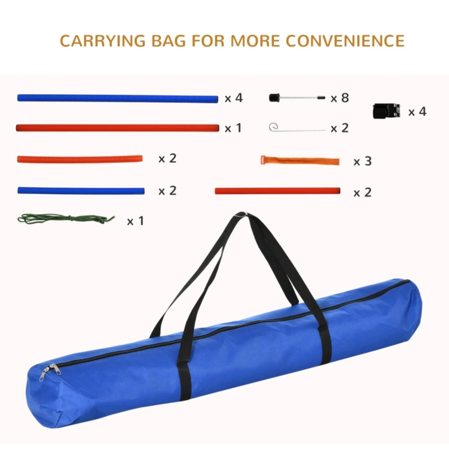 Premium Adjustable Dog Agility Training Set For Exercise by PawHaven