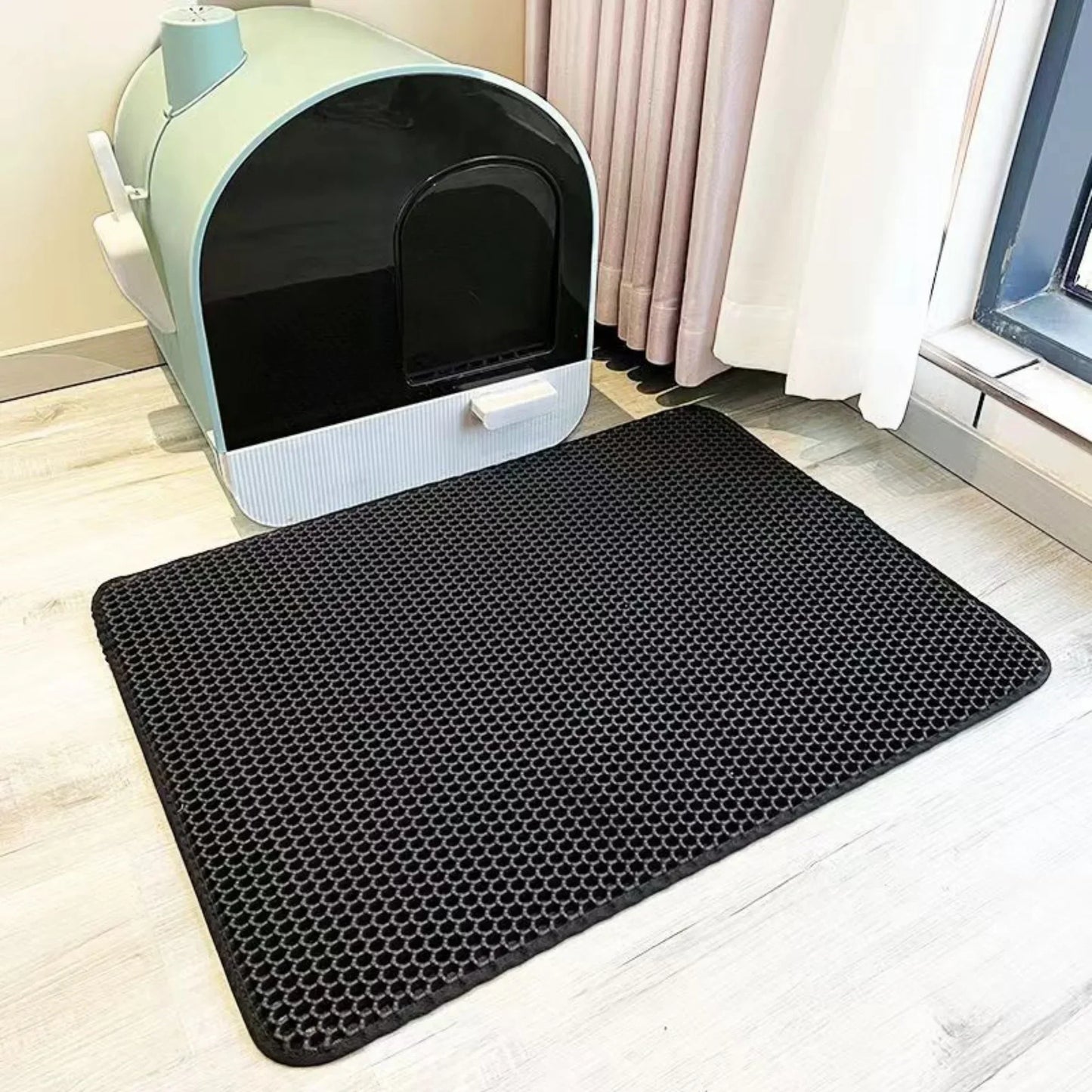 Premium Extra Large Cat Litter Mat Waterproof Non Slip by PawHaven