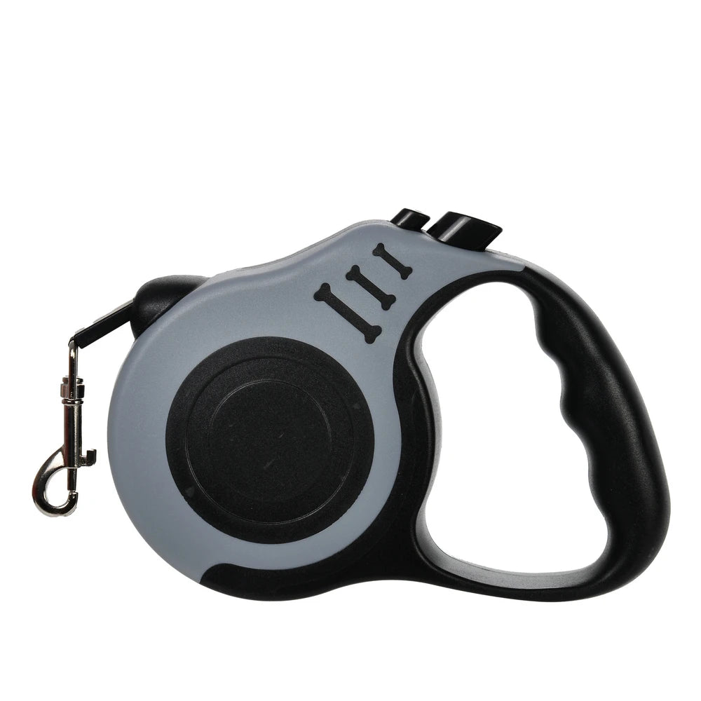 UK Premium Retractable Dog Leash 3m 5m Nylon Quick Release by PawHaven