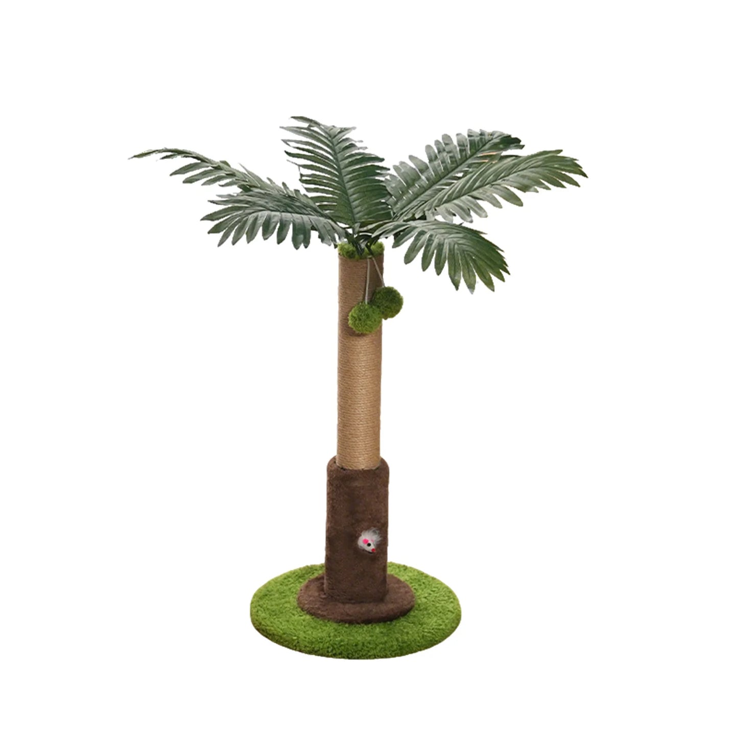 Premium Sisal Tree Cat Scratcher With Toys by PawHaven