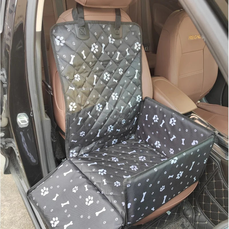 CAWAYI KENNEL Pet Dog Carrier Car Seat Cover Carry Cat Puppy Bag Car Travel Folding Hammock Waterproof Dogs Basket Pet Carriers by PawHaven
