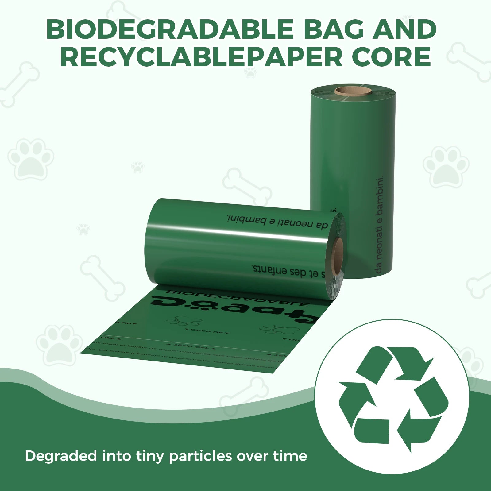 Extra Thick Biodegradable Poop Bags For Dogs Lavender Scent by PawHaven