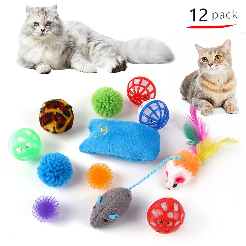 Interactive Kitten Toys Variety Pack 20 Piece Set by PawHaven
