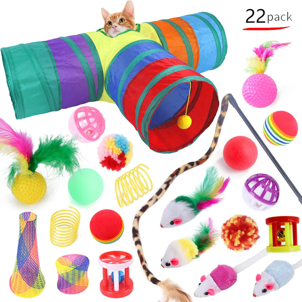 Interactive Kitten Toys Variety Pack 20 Piece Set by PawHaven