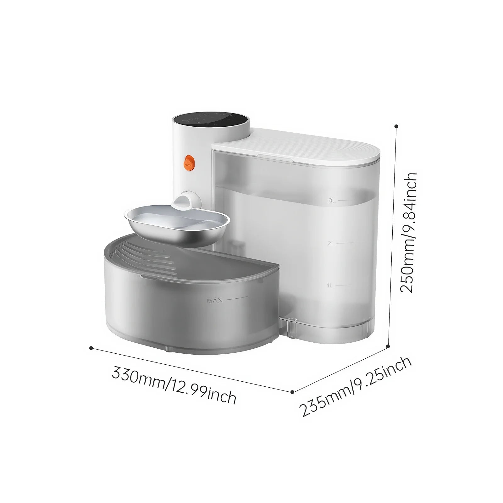 Premium Ultra Silent Cat Water Fountain Battery Operated by PawHaven