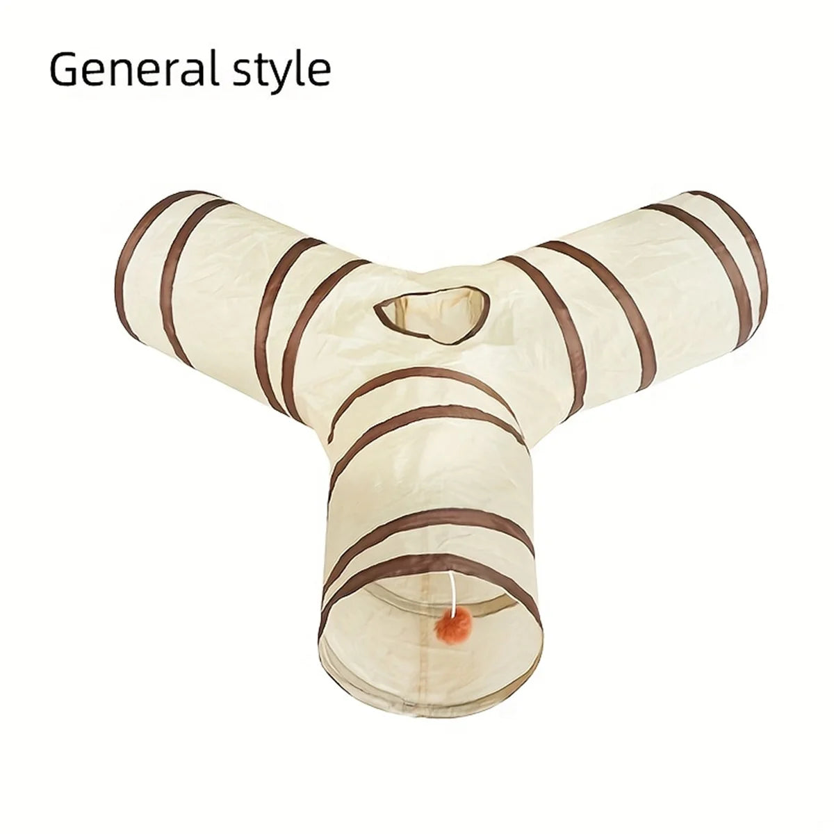 Foldable Cat Tunnel Toy, Collapsible All-in-One Pet Storage Cat Tunnel Toy Suitable for All Seasons by PawHaven