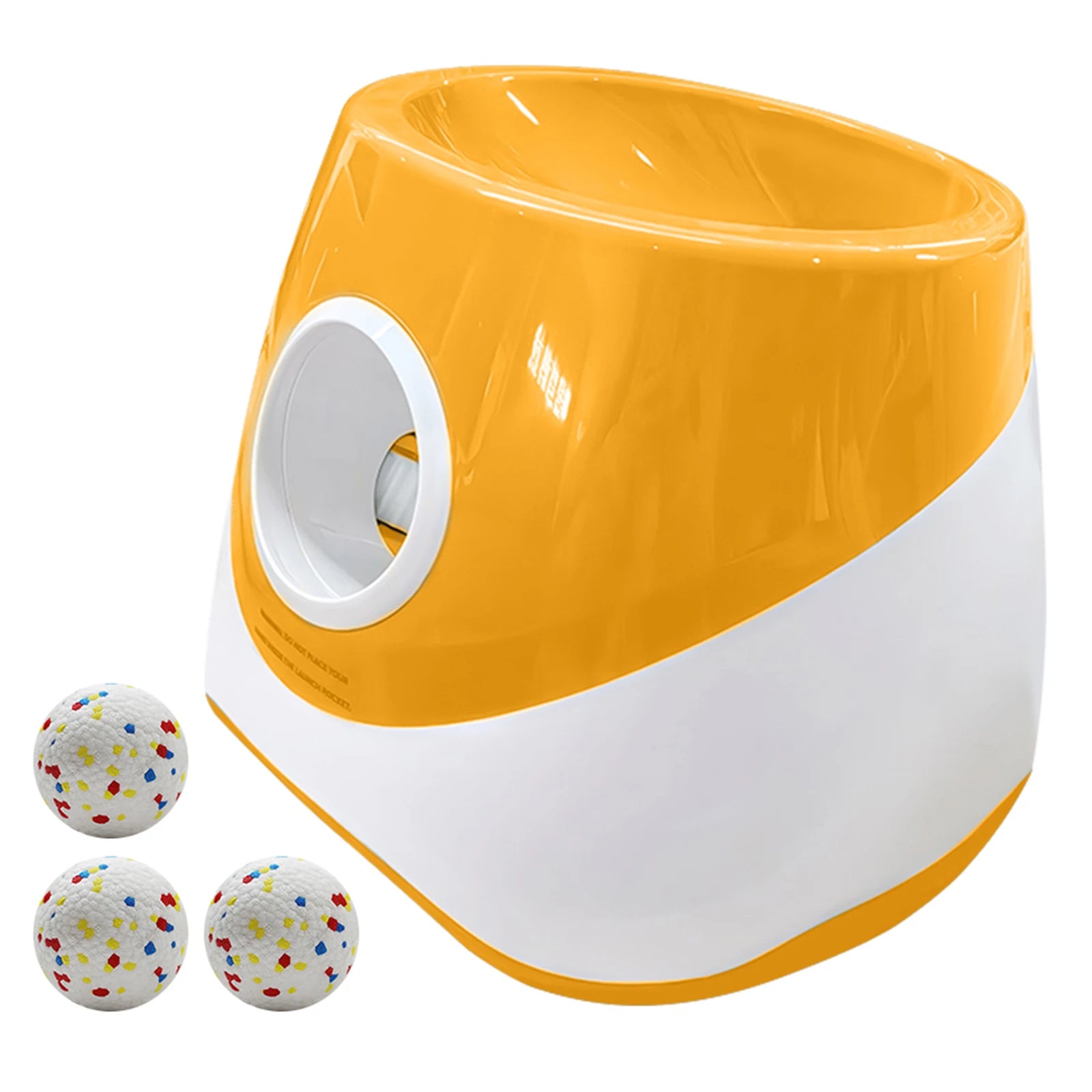 Automatic Dog Ball with 3 Distance for Medium & Small Dogs (Orange) by PawHaven