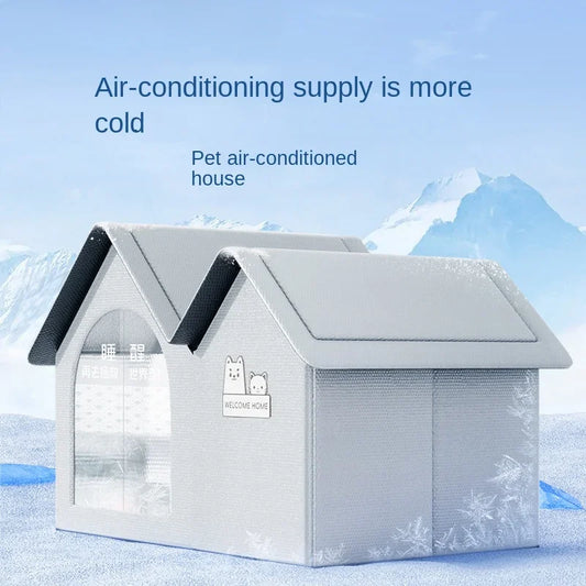 Cat Air Conditioning House Summer Cat Cooling Tool Nest Dog Ice House Dog Four Seasons Cat Pet Ice House by PawHaven