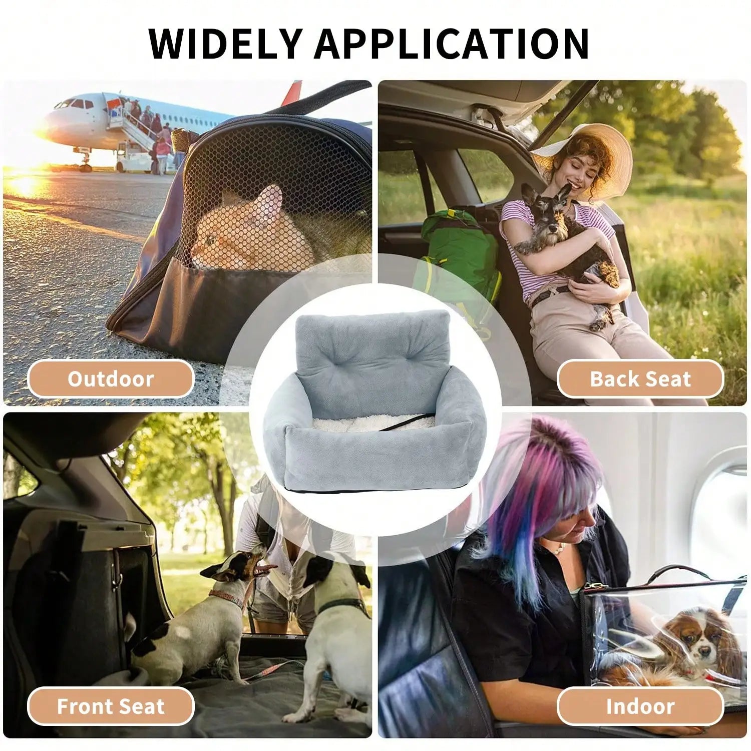 Premium Pet Booster Seat For Car And Home by PawHaven