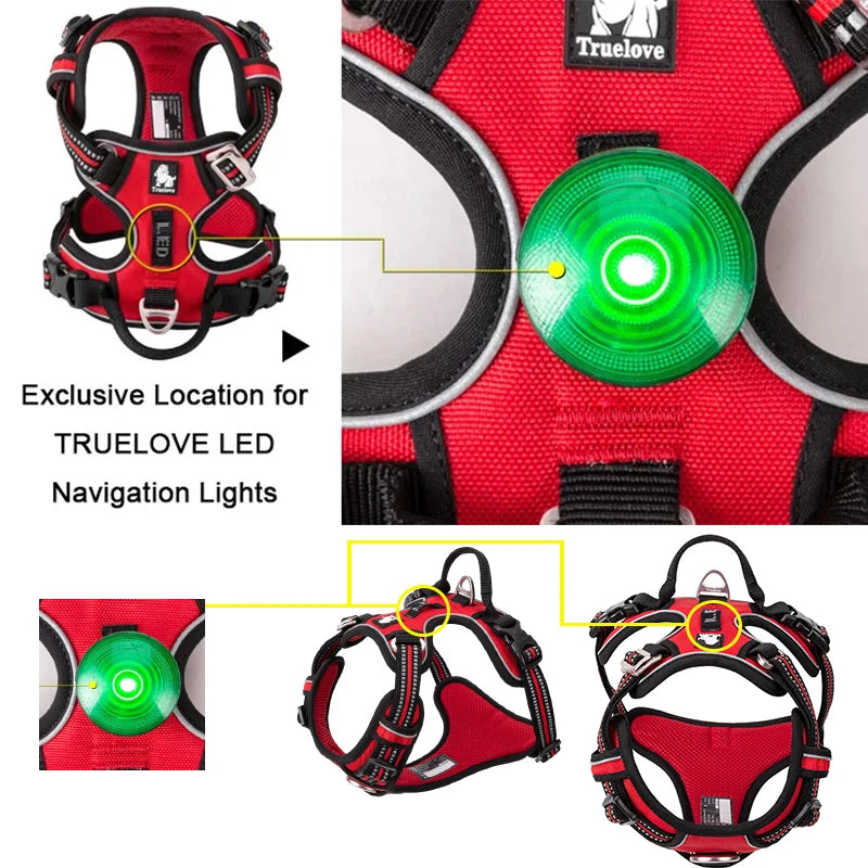 Premium Reflective Dog Vest Harness With Nylon Padding by PawHaven