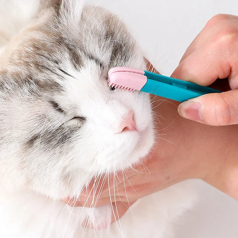Silicone Pet Eye Cleaning Brush For Tear Stain Removal by PawHaven