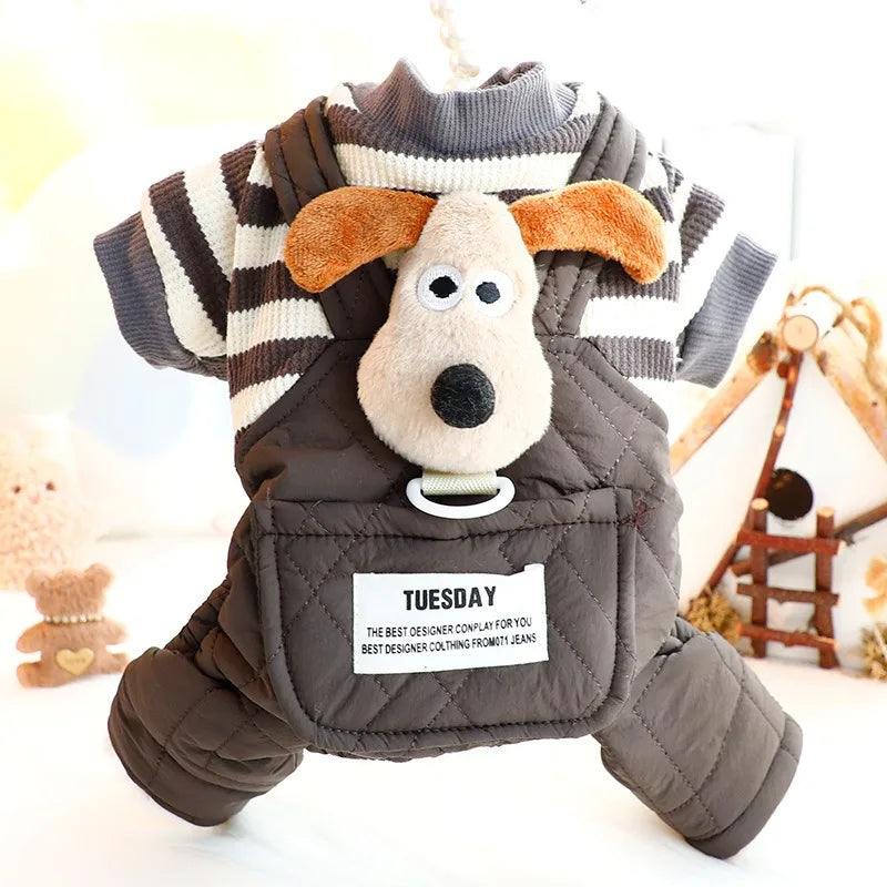 Winter Pet Dog Vest Jacket for Small Medium Dogs Cats pet Warm Cotton Clothes Puppy Yorkie Chihuahua Coat Maltese Bulldog wear by PawHaven