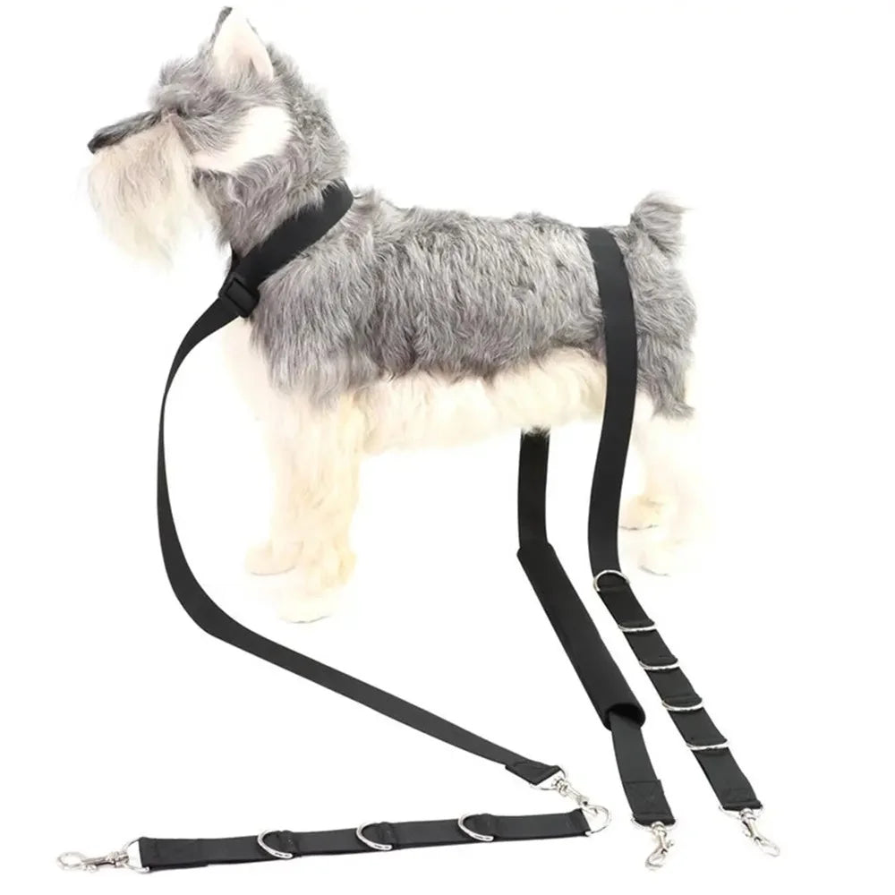 3pcs Dog Grooming Harness Strap Noose Restraint Belly Pad Adjustable UK by PawHaven