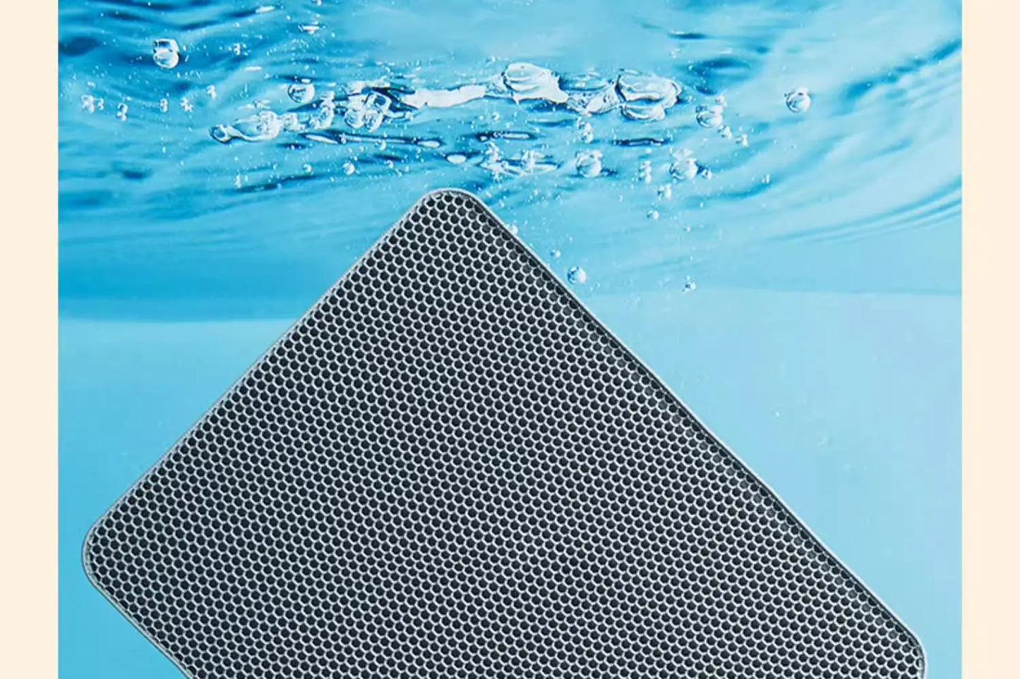 Premium Extra Large Cat Litter Mat Waterproof Non Slip by PawHaven