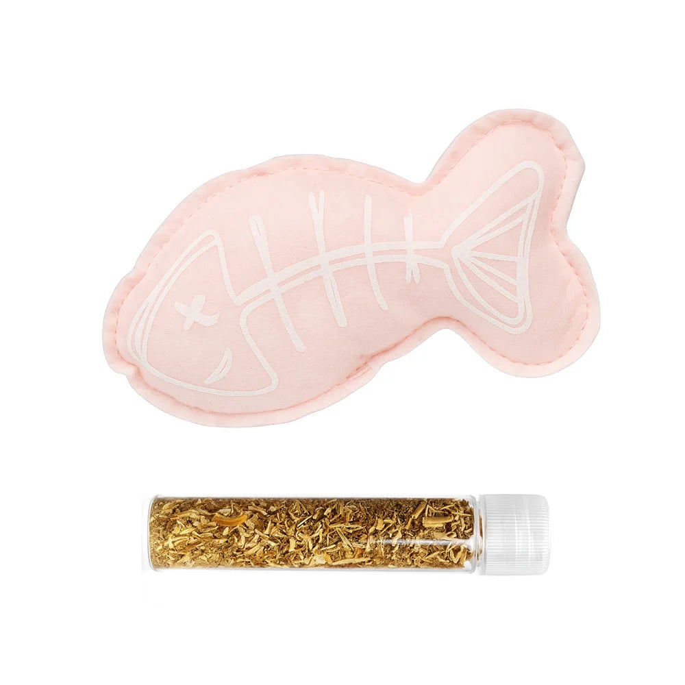 Refillable Catnip Fish Toy For Cats Interactive Play by PawHaven