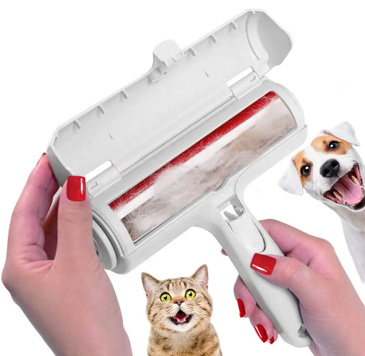 Premium Pet Hair Remover Roller With Self Cleaning Base by PawHaven