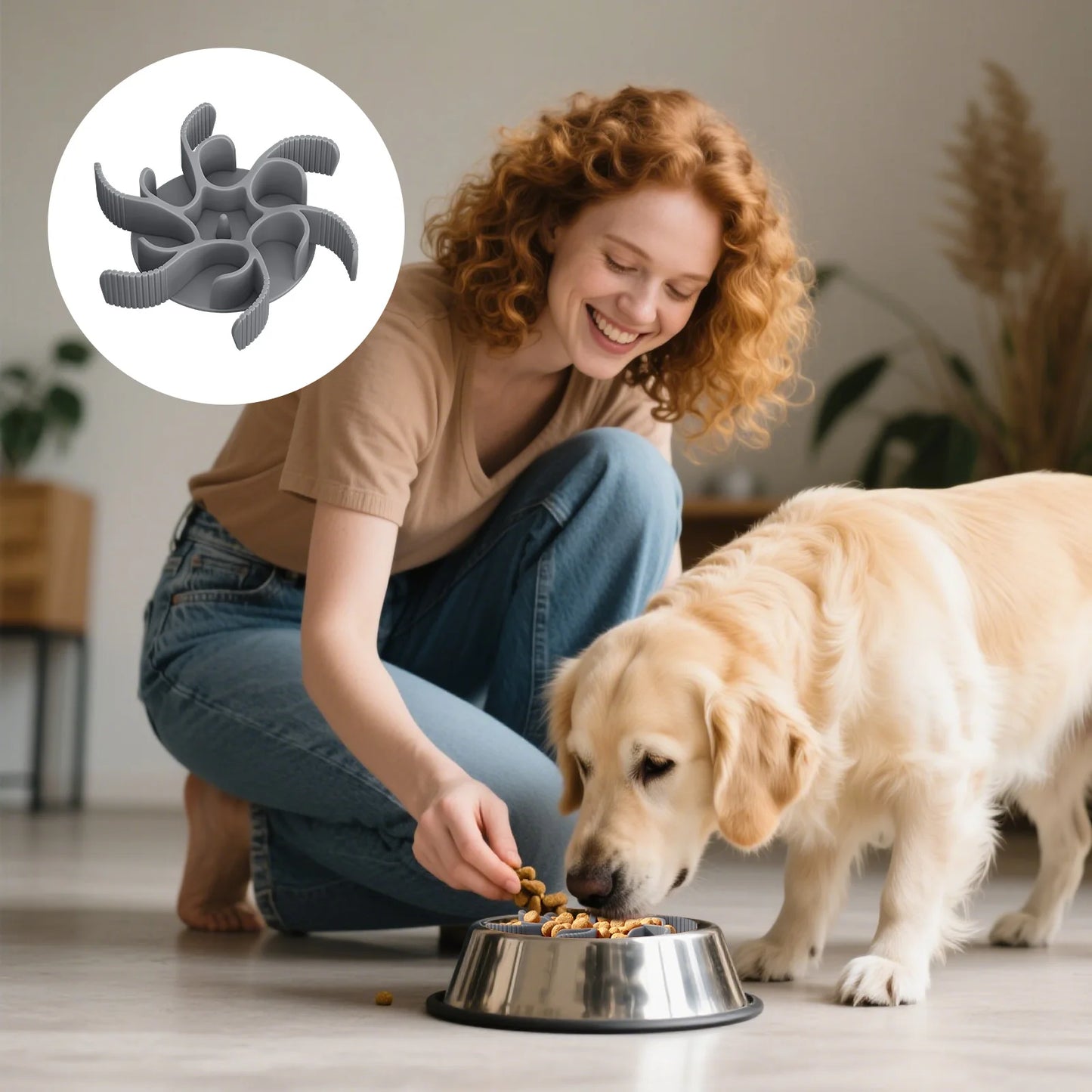 Premium Slow Feeder Mat For Dogs Non Slip Silicone by PawHaven