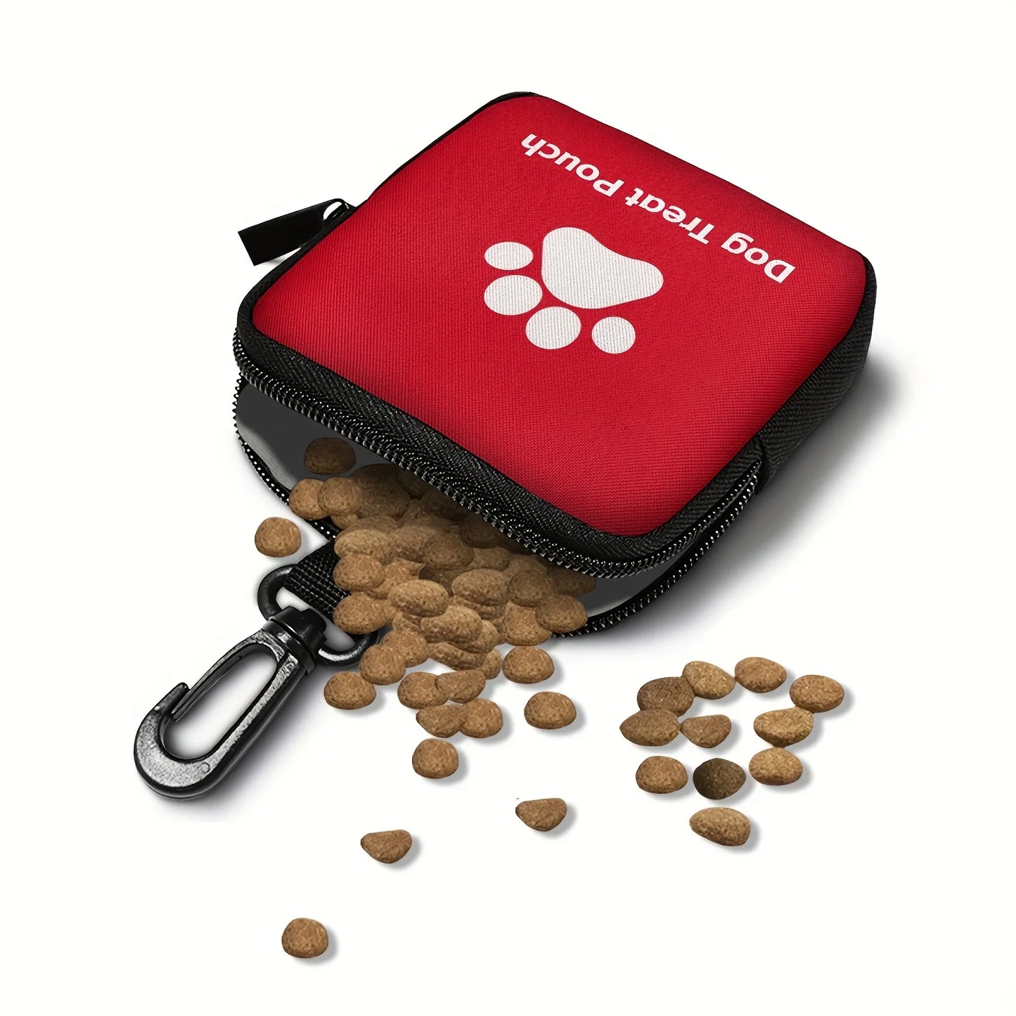 Premium Zippered Dog Treat Bag Portable Spill Proof by PawHaven