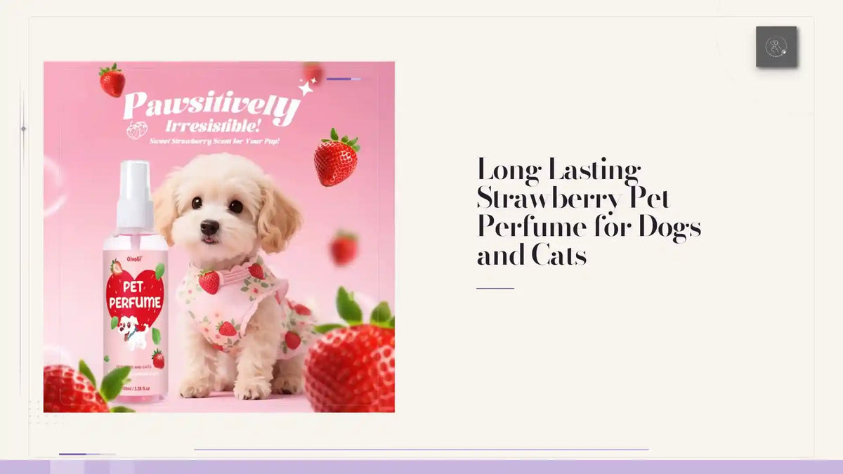 Long Lasting Strawberry Pet Perfume for Dogs and Cats by@Outfy