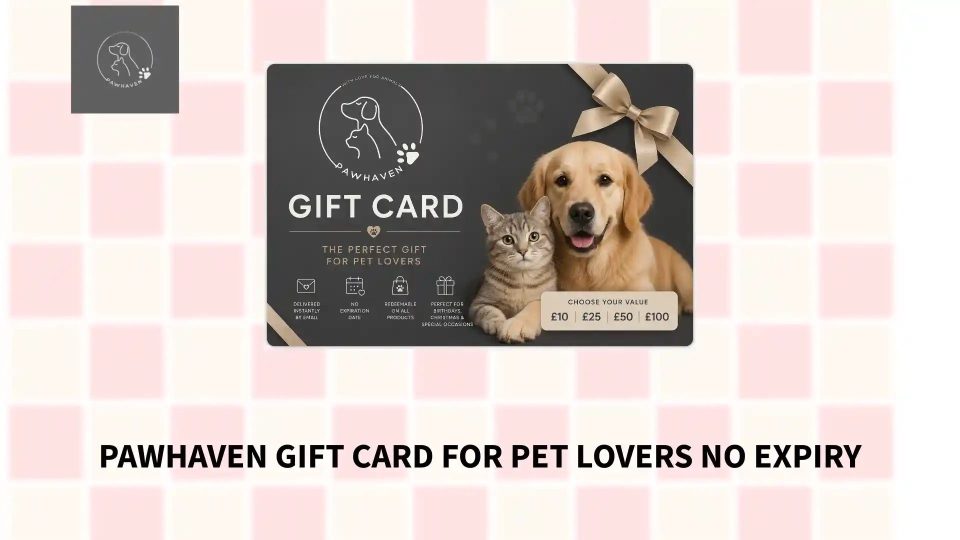 PawHaven Gift Card For Pet Lovers No Expiry by@Outfy