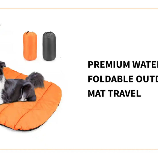 Premium Waterproof Foldable Outdoor Pet Mat Travel by@Outfy