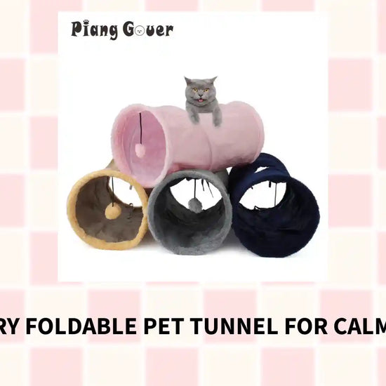 Luxury Foldable Pet Tunnel For Calm Play by@Outfy