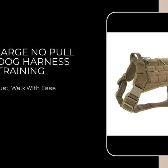 Premium Large No Pull Tactical Dog Harness For Training by@Outfy