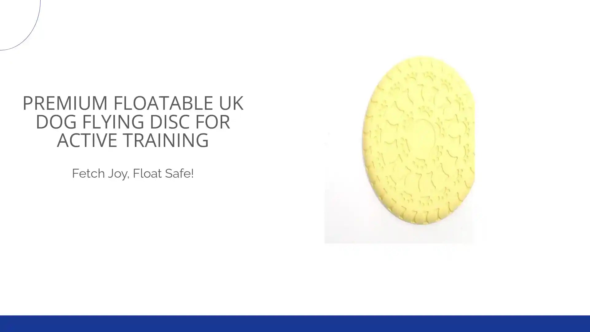 Premium Floatable UK Dog Flying Disc For Active Training by@Outfy