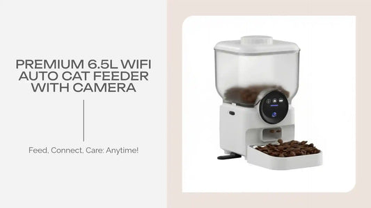 Premium 6.5L WiFi Auto Cat Feeder With Camera by@Outfy