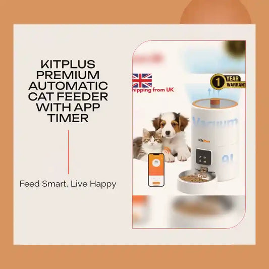 KITPLUS Premium Automatic Cat Feeder With App Timer by@Outfy