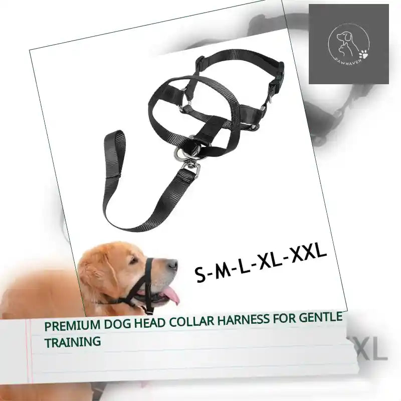 Premium Dog Head Collar Harness For Gentle Training by@Outfy