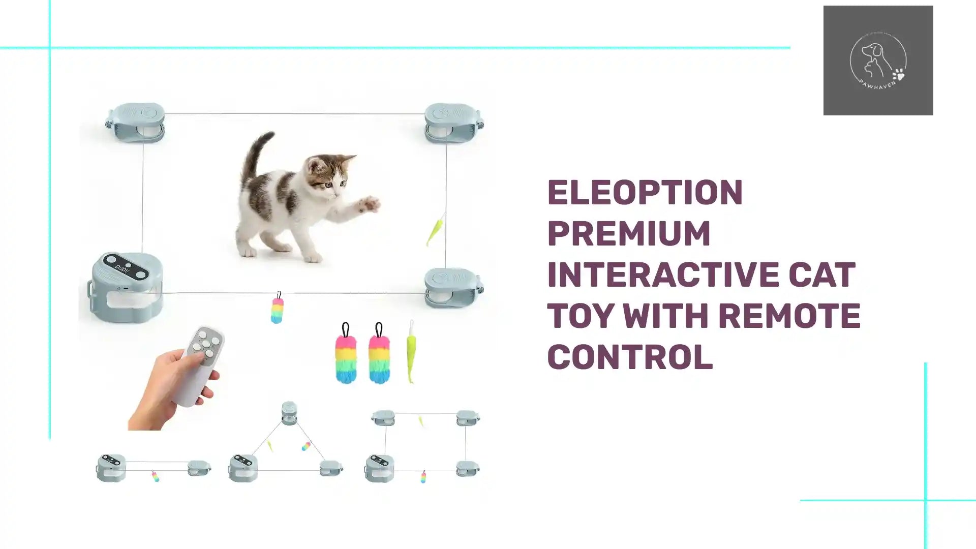 Eleoption Premium Interactive Cat Toy With Remote Control by@Outfy