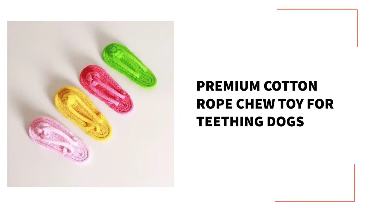 Premium Cotton Rope Chew Toy For Teething Dogs by@Outfy