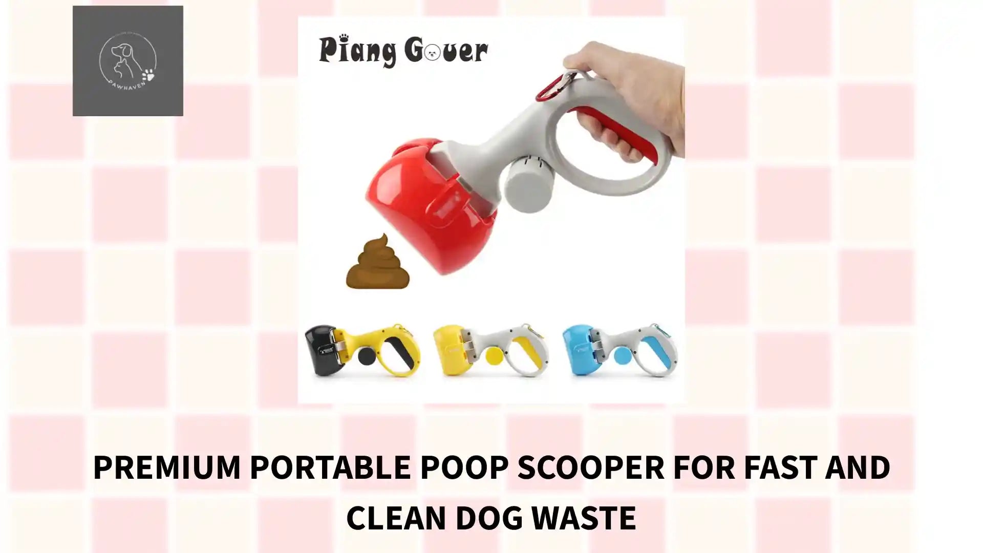 Premium Portable Poop Scooper For Fast And Clean Dog Waste by@Outfy