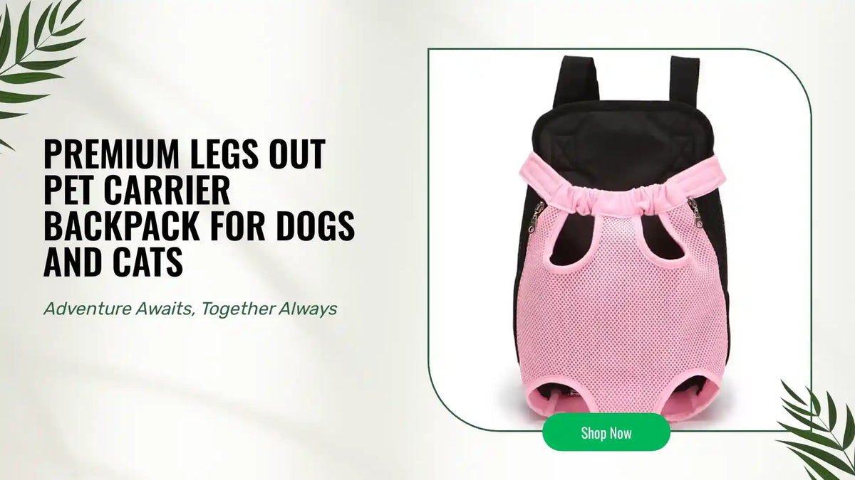 Premium Legs Out Pet Carrier Backpack For Dogs And Cats by@Outfy
