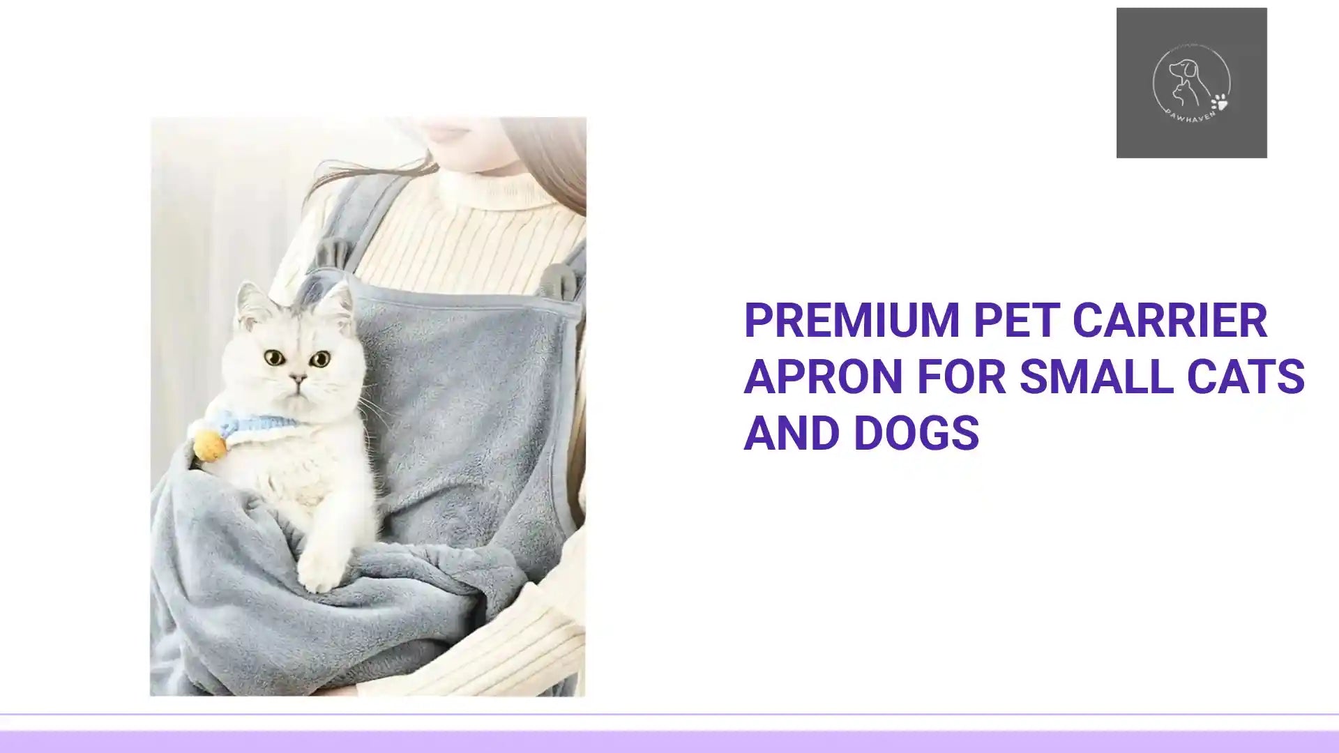 Premium Pet Carrier Apron For Small Cats And Dogs by@Outfy