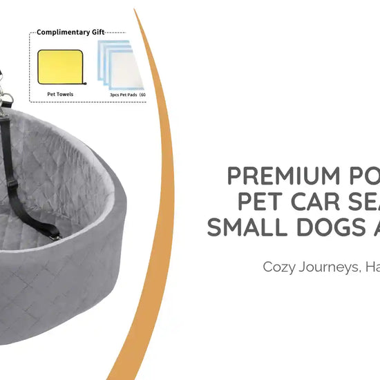 Premium Portable Pet Car Seat For Small Dogs And Cats by@Outfy